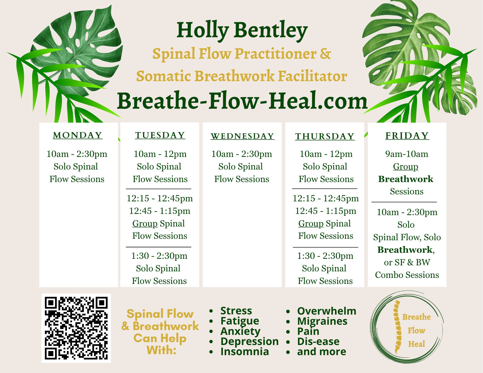 BFH Calendar - Landscape